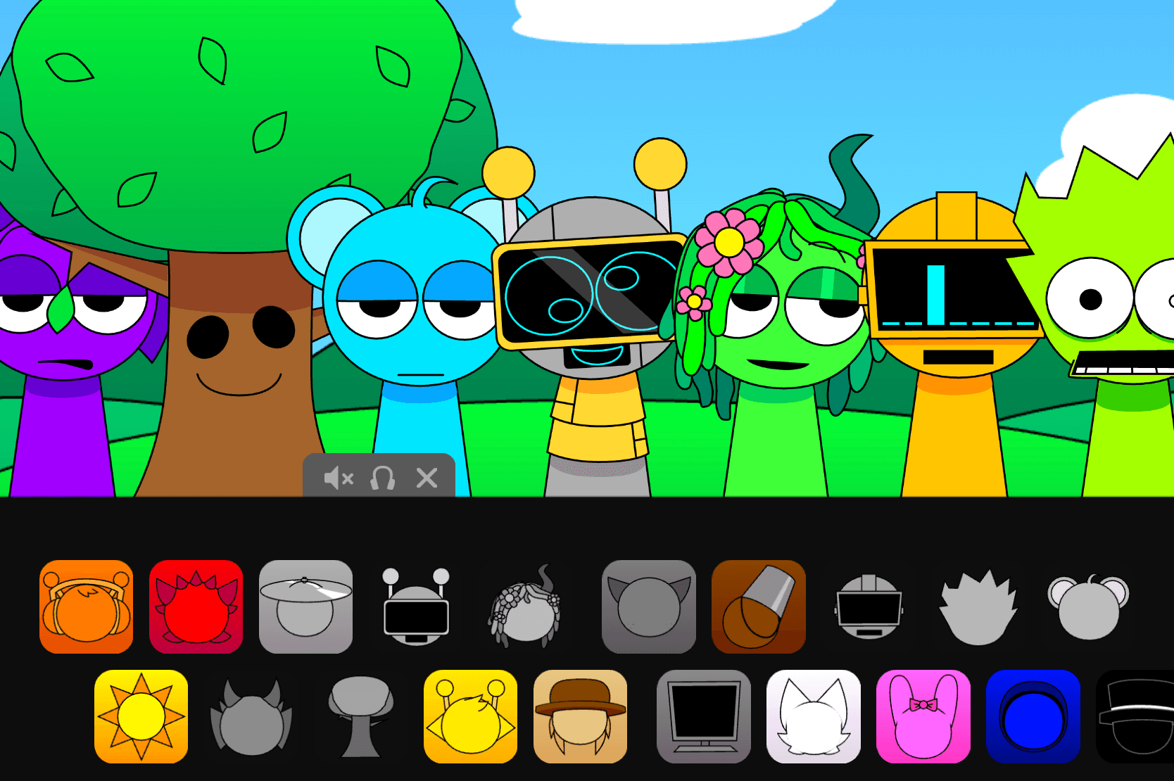 Stunning gameplay of sprunki_pyramixed